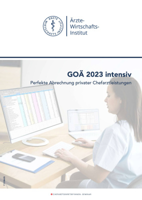 GOÄ 2023 intensiv